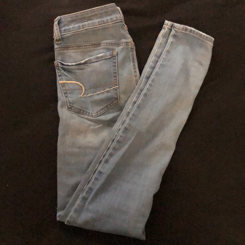 American Eagle Light Blue Skinny Jeans